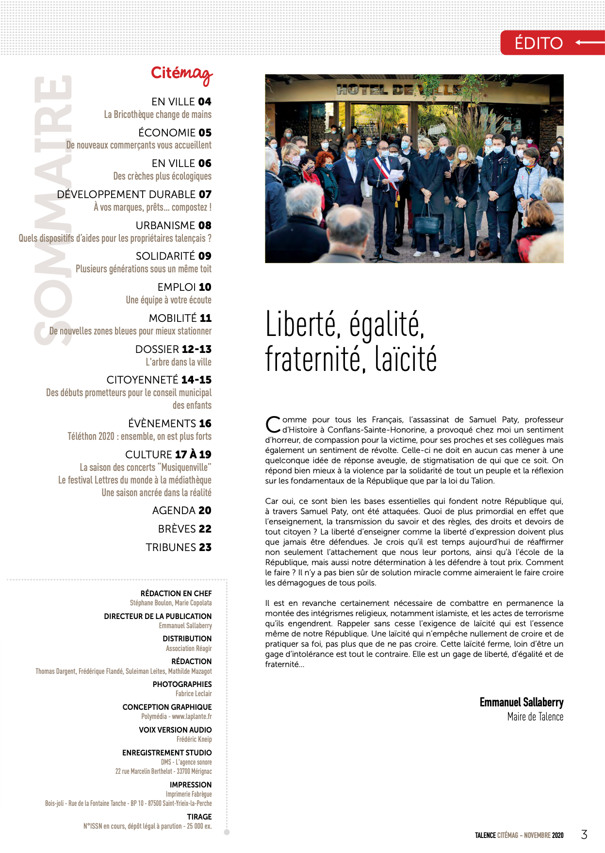 Talence CitéMag - Novembre 2020